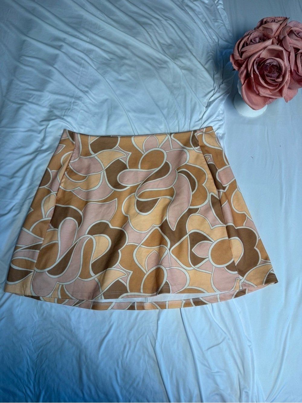 Altar'd State Retro Abstract Mini Skirt Size L